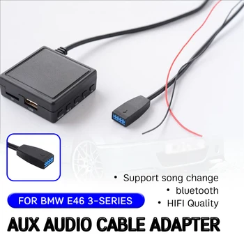 kabel Bluetooth prijemnik Aux za BMW E46 2002 2003 2004-2006 sa USB-a, mikrofon Hands-free priključak, Aux adapter za 10-pinskog CD Glavnog uređaja
