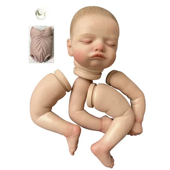 20-inčni već colorized lutka Bebe Reborn Kit Rosalie s obojane kose i прикорневыми trepavice, тканевое tijelo i COA u paketu