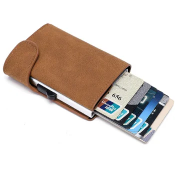 Trendi torbicu na preklop za kreditne kartice - tanka torbica za posjetnice za muškarce i žene